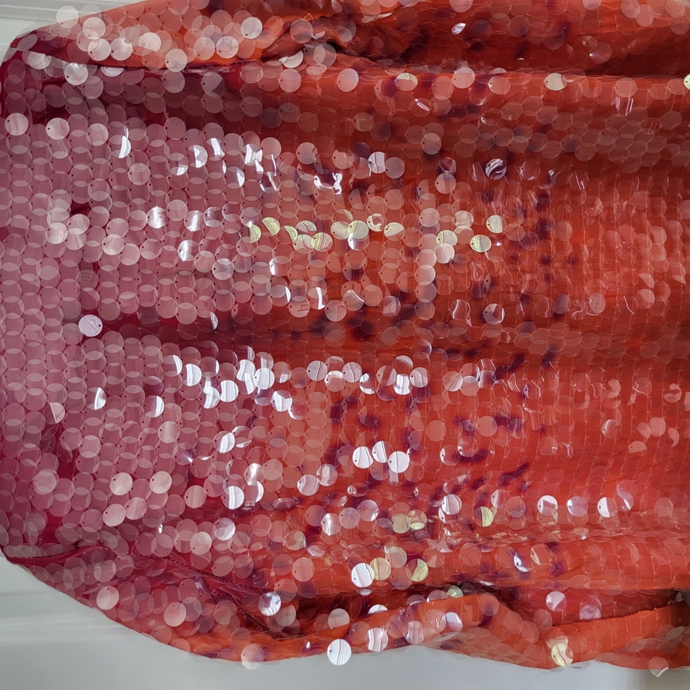Ombre Sequin Plum, Orange, Pink And Yellow Suit - Picture 8 of 14